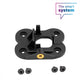 Bosch Anschraubplatten-Kit CompactTube horizontal, schlossseitig, fest - sichere Akku-Montage