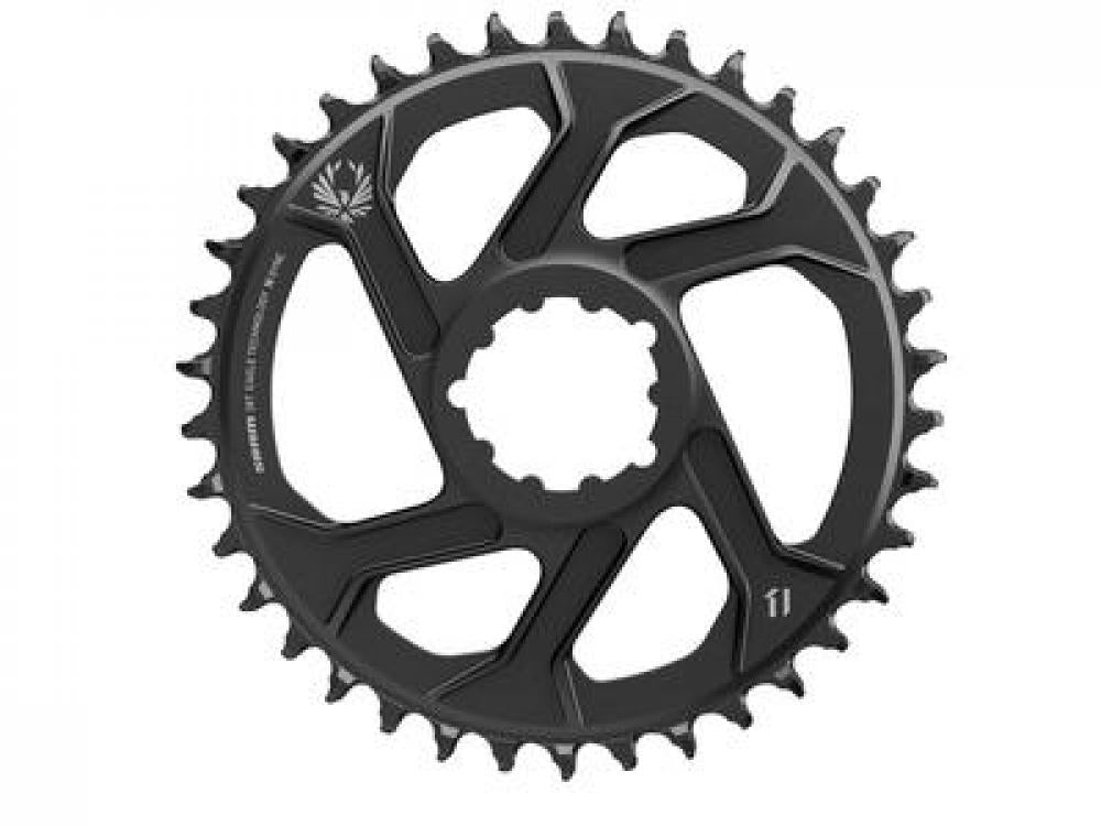Kettenblatt X-sync Eagle;38t, Direct Mount, Aluminium, Schwarz,;12-fach, 3mm Offset (boost)