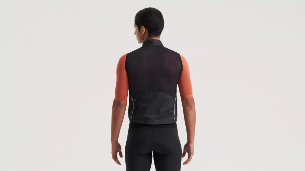PRIME WIND VEST MEN BLK XL - Herren Windweste Schwarz Größe XL - Bekleidung