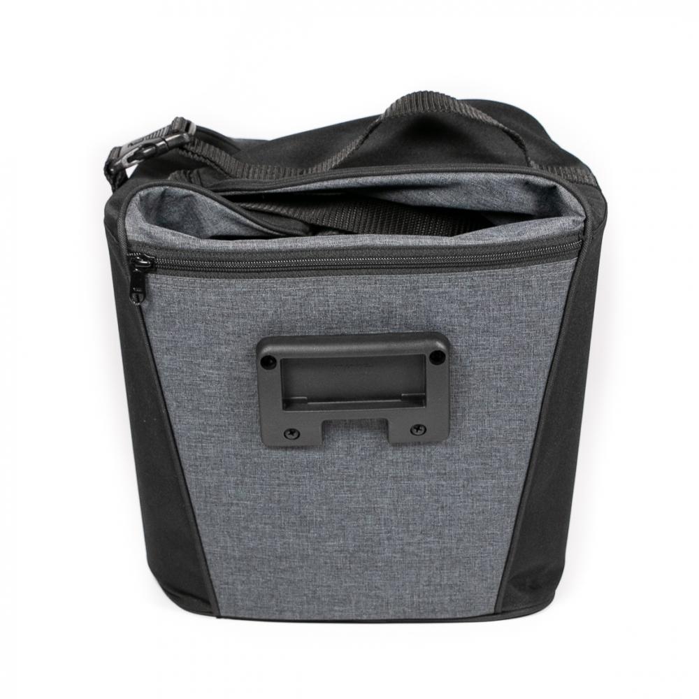 Haberland Lenkertasche Britta anthrazit/schw - praktische Lenkertasche für Alltag und Tour