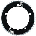 Vision Kettenblatt Track Non-Series 5-Arm 144 mm x 49 T Schwarz - CNC-gefräst für Bahnradfahrer