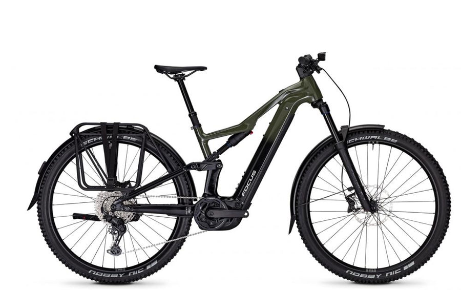 Focus THRON² 6.7 EQP 29" Diamant L Urbangreen / Magicblack - vielseitiges E-Allround-Fully
