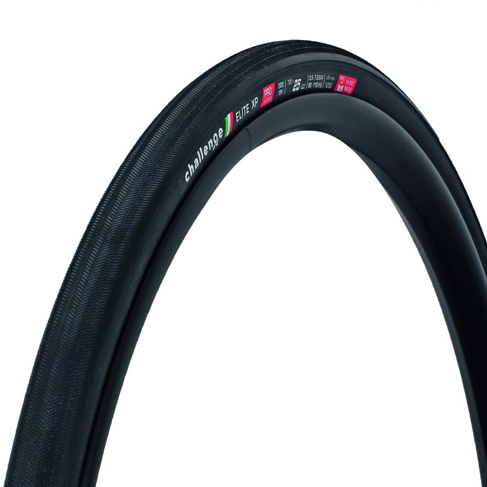 Road-reifen Elite Xp Pro Handmade Clincher 25-622 Schwarz/schwarz - Langlebiger Trainingsreifen