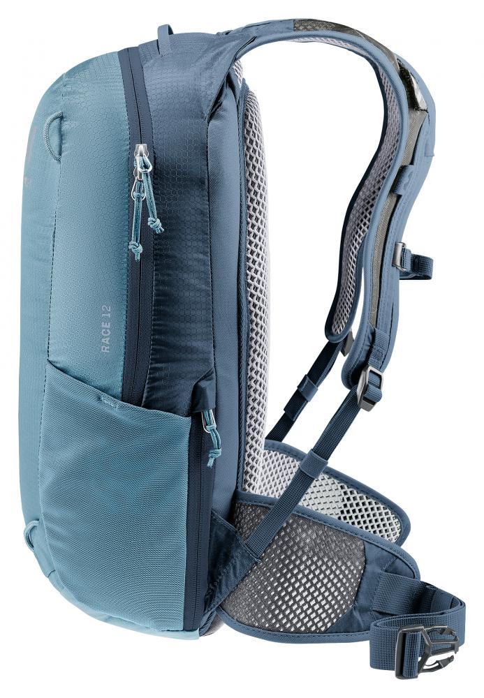 Deuter Race 12 Fahrradrucksack 12 Liter Blau - leicht, stabil und belüftet für MTB & Rennrad