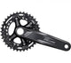SHIMANO Kurbelgarnitur DEORE FC-M4100 Kurbelgarnitur - 10-fach, 170 mm, 36-26 Zähne, 26 Zähne