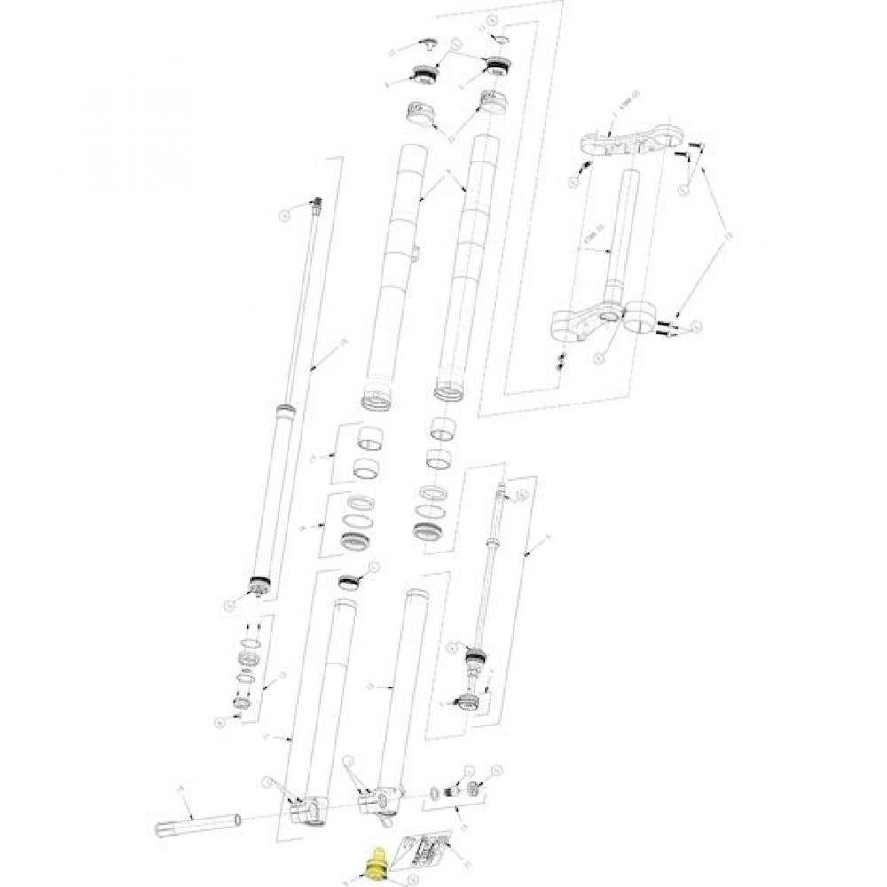 Manitou IVA Kit für Dorado Expert 37 mm - optimierte Fahrwerks-Performance