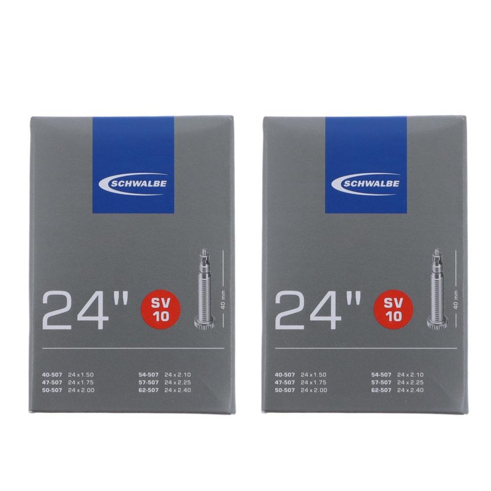 Schwalbe 2x Schlauch SV10 (47/62-507) - 24 Zoll