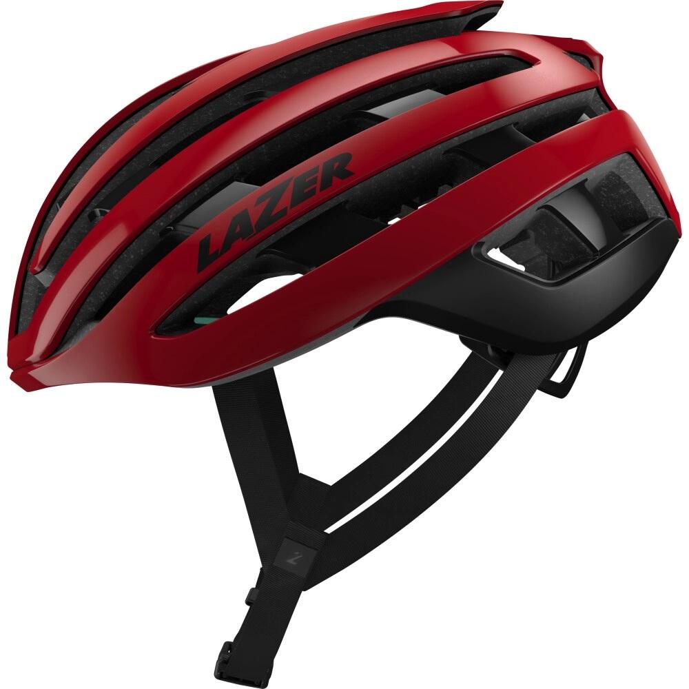 LAZER Helm Z1 KinetiCore Road Metallic Red L 58-61 cm - leichter Aero-Rennradhelm