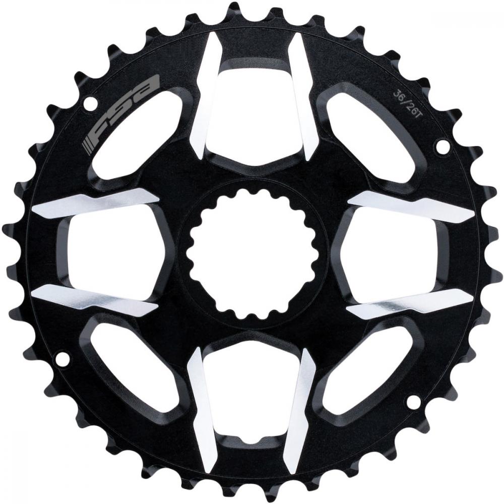 FSA Kettenblatt MTB K-Force Direct Mount Modular 38 T Schwarz - CNC-gefräst, 114 g