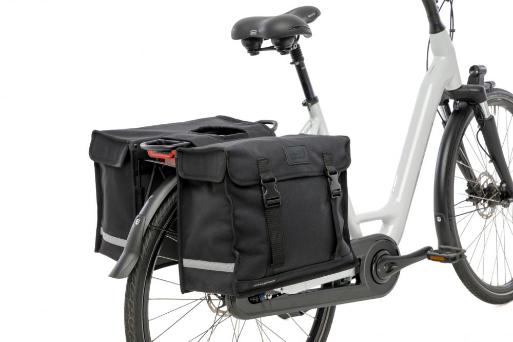 New Looxs Doppelpacktasche Canvas Double Deluxe 2x 19,5L - viel Stauraum für Alltag & Einkauf