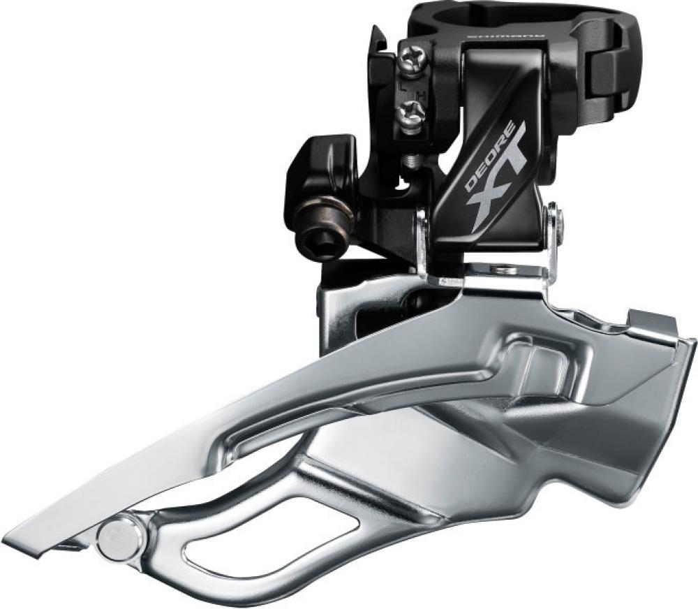 Retoure: SHIMANO DEORE XT FD-T8000 Umwerfer 3-fach Trekking, Schelle hoch, Dual-Pull - präzise Frontschalt-Performance
