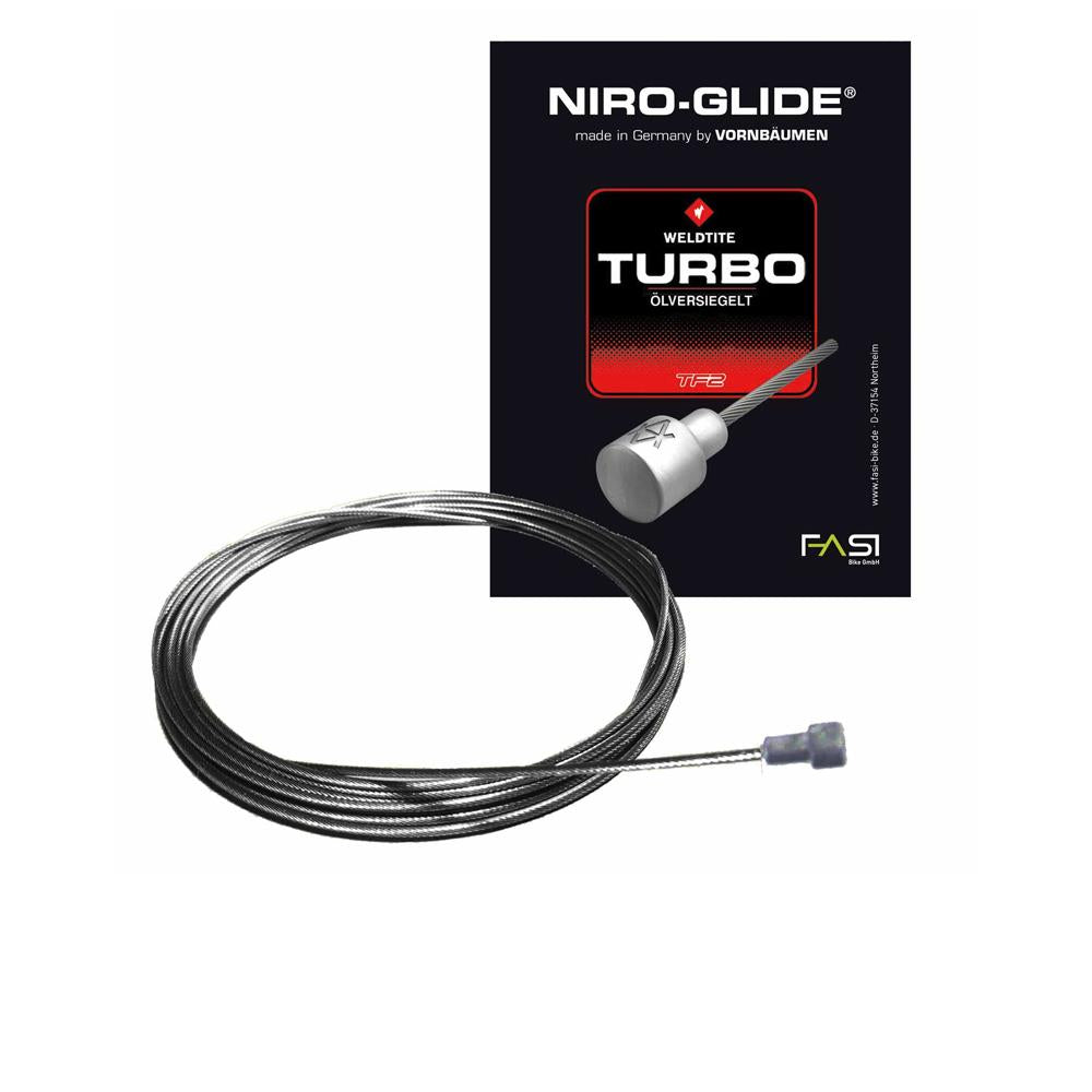 Fasi NIRO-GLIDE Ceramic Turbo Brems-Innenzug 2050mm mit Walzennippel - langlebiger Edelstahlzug