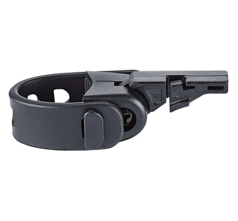Trelock Variohalter ZL 720 15-45mm, schwarze, verstellbare Fahrradhalterung für Rahmen oder Sattelstütze.