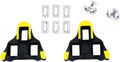 Shimano SM-SH11 SPD-SL Pedalplatten gelb (Paar) - präziser Rennrad-Klick für effizienten Vortrieb