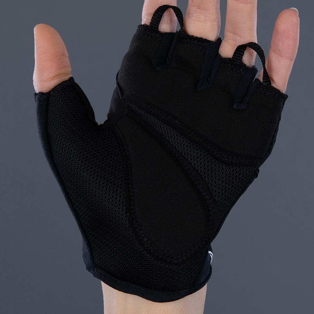 CHIBA Lady Gel - Radhandschuhe Damen, XS, schwarz/schwarz, Gelpolster & atmungsaktiv