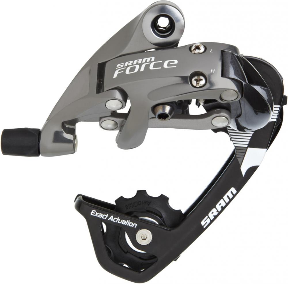 SRAM Schaltwerk Force WiFLi mittellanger Käfig - maximale Übersetzungsbandbreite für Rennrad 2x10
