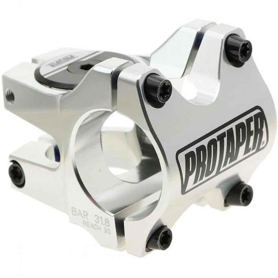 Protaper Vorbau Team 31,8 x 40 mm Silber poliert - stabiler MTB-Lenkerhalter
