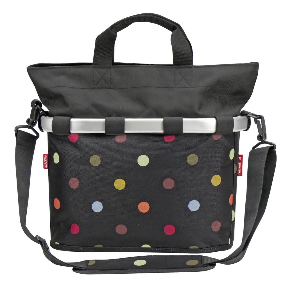 Reisenthel | KLICKfix City-Tasche Bikebasket oval Reisenthel dots 17,5 x B 31 x H 34cm