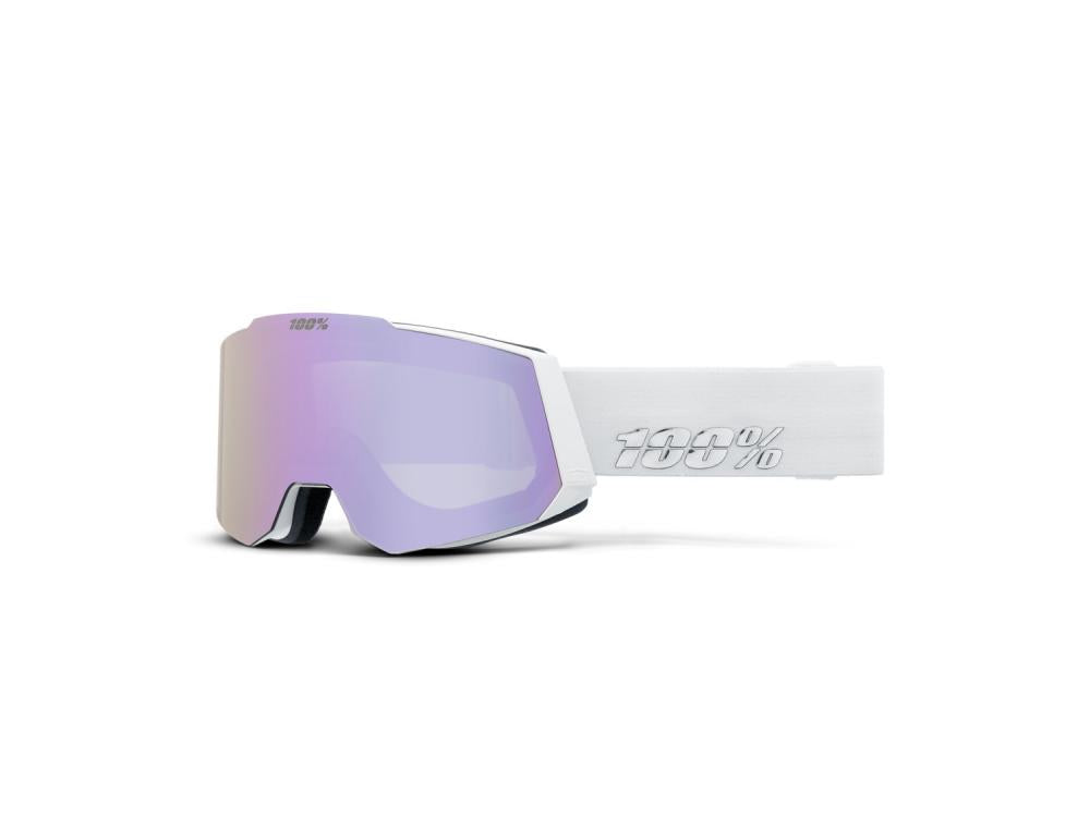 100% Snowcraft HiPER Schneebrille - HiPER Lavender ML Mirror, Universalgröße
