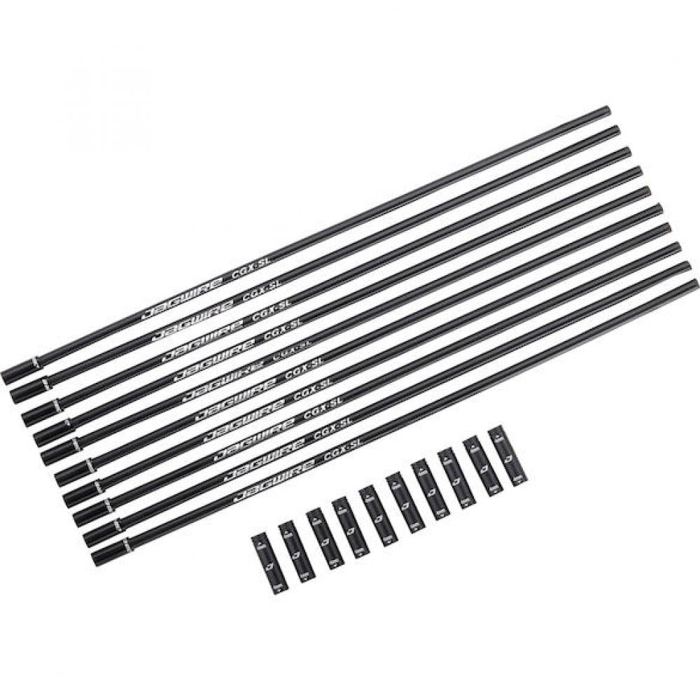 Jagwire Außenhüllensegmente für Schaltwerk (enge Radien) 240 mm Schwarz - flexible moderne Ausführung