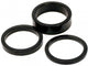 Longus Spacer 3 mm - Aluminium-Distanzring für 1 1/8" Gabelschaft, präziser Längenausgleich