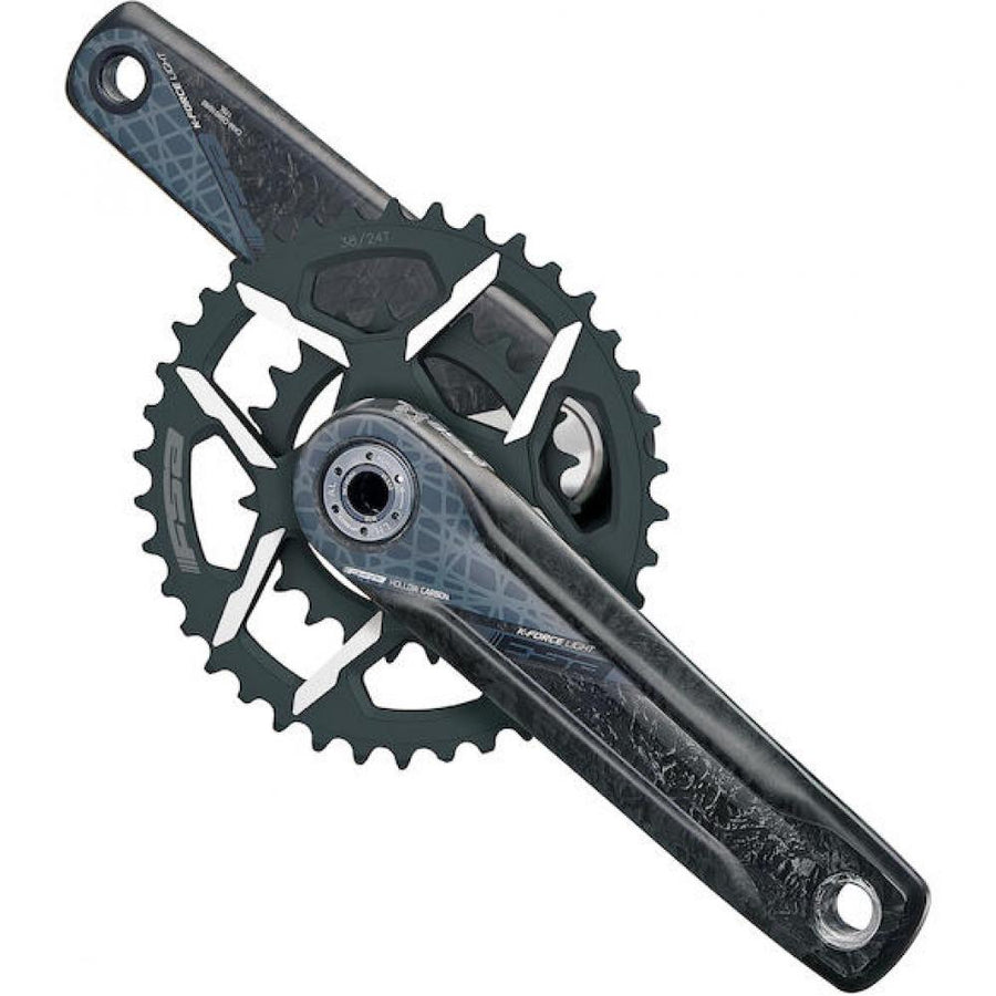 FSA Kurbelgarnitur K-Force Light MTB Modular 170 mm Schwarz - leichte High-Performance-Kurbel