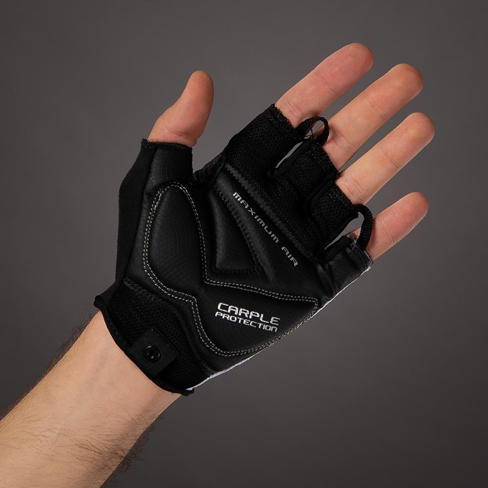 CHIBA Cool Air - Radhandschuhe kurz, weiß, Größe L, atmungsaktiv