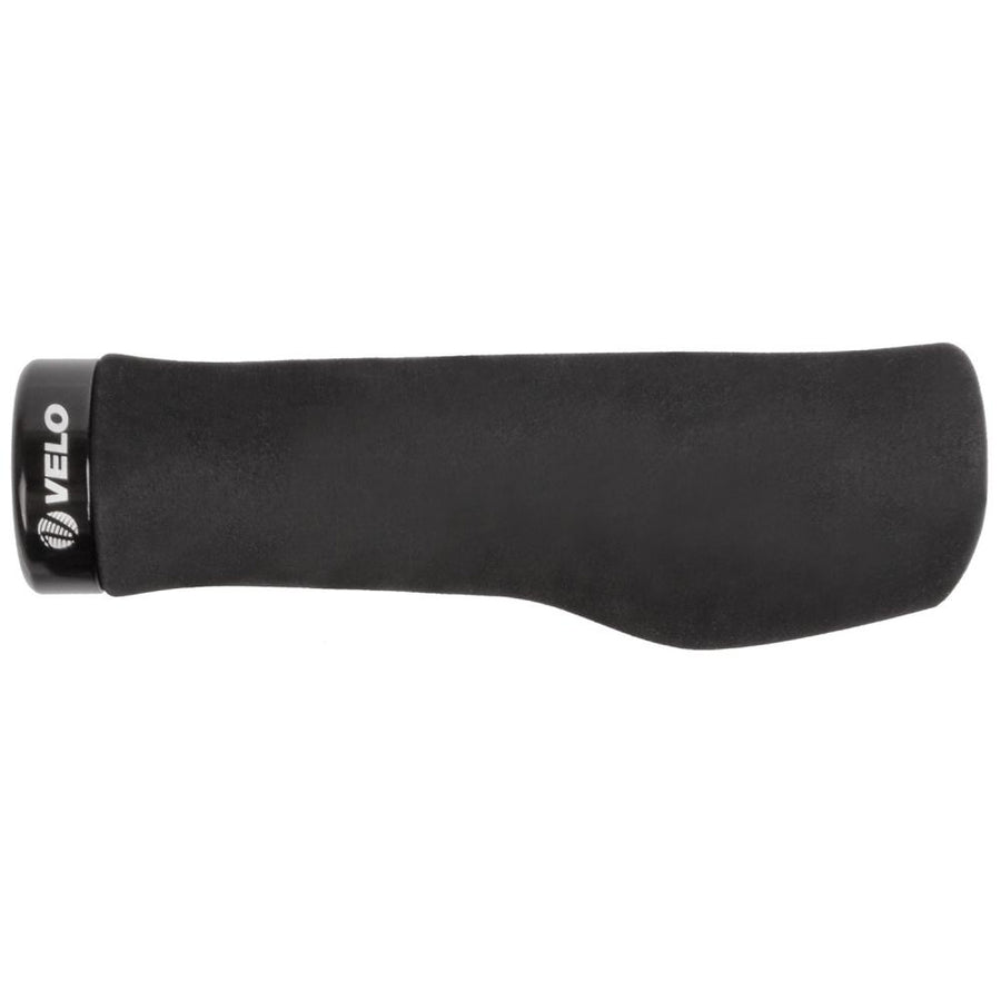 Velo Ergo EVA D3 Fahrradgriffe schwarz 131 mm ergonomisch leicht 85 g Paar Lenkergriffe rutschfest