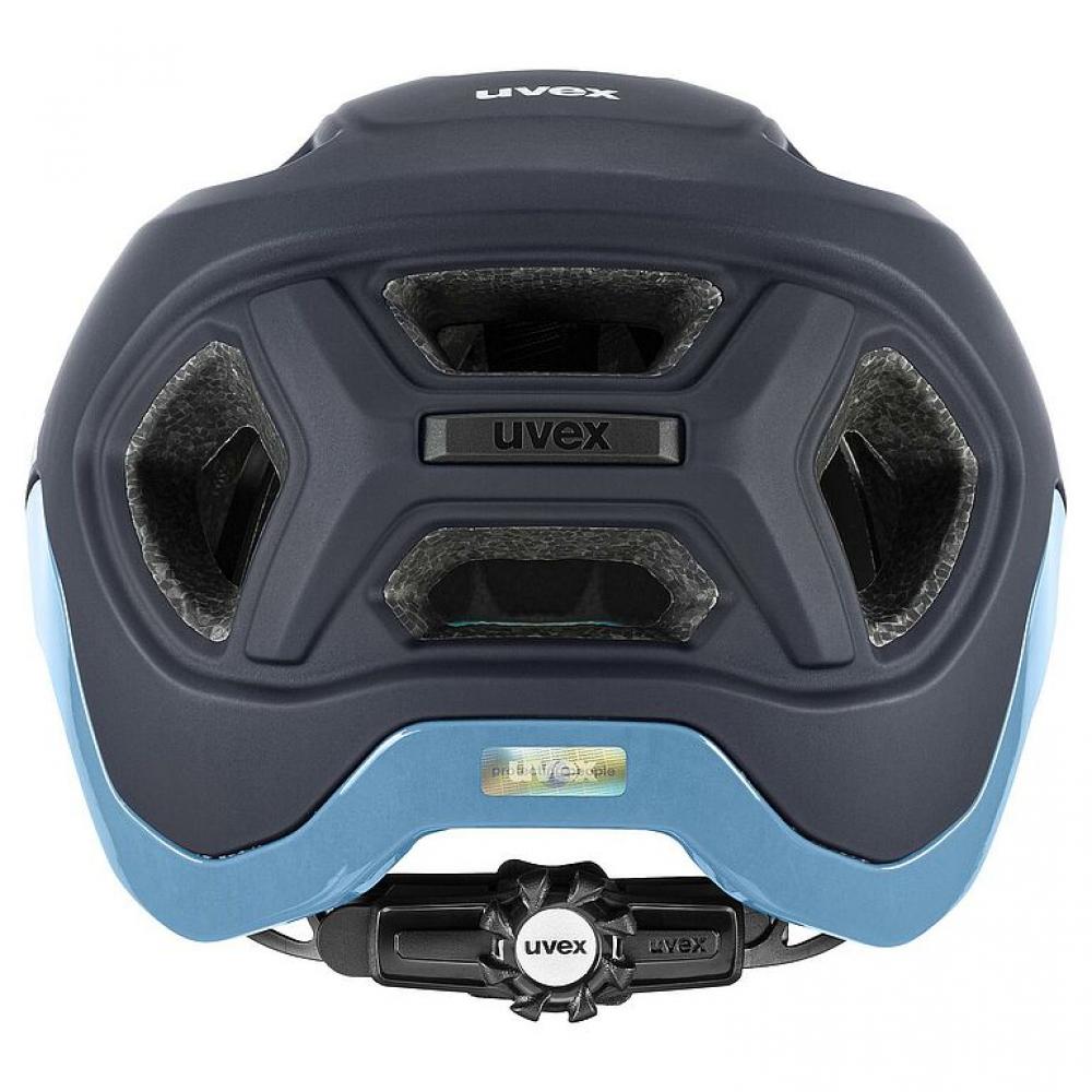 Uvex React MTB Fahrradhelm deep space-azure matt 59-61 cm - Double Inmould, 3D IAS, Monomatic