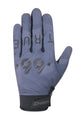 CHIBA Double Six - Radhandschuhe XL dunkelgrau, ungepolstert mit Touchfunktion