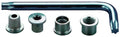 FSA Kettenblattschraubenset Road 5-Arm 3x 10-teilig Silber - leichte, robuste Befestigung