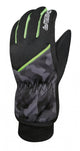 CHIBA Snow Flash - wasserdichte Radhandschuhe tarn/apfel, Größe 7