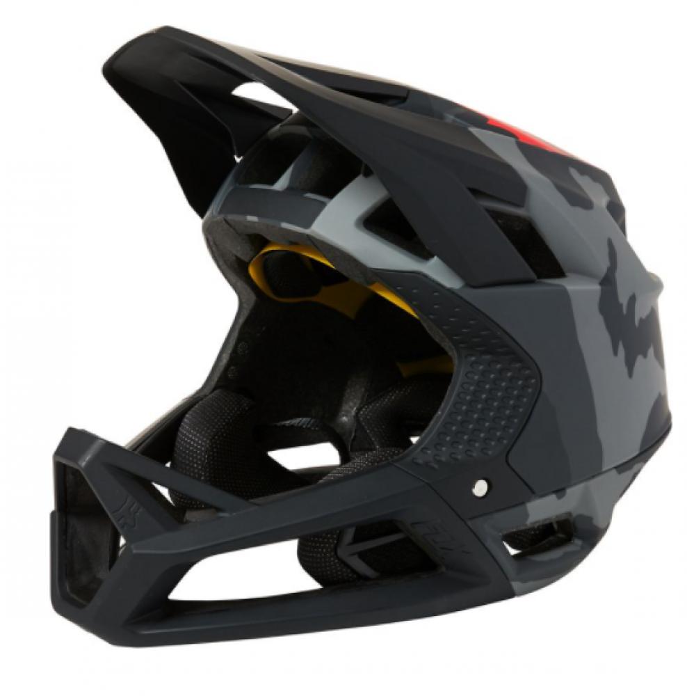 FOX Helm PROFRAME CE Full Face Schutz Helm black camouflage XL