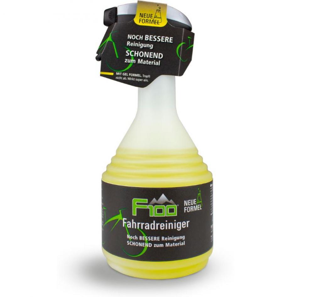 F100 Fahrradreiniger 750ml, neue Formel für noch bessere und materialschonende Fahrradreinigung.