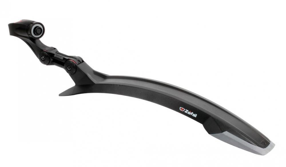 Zéfal HR Steckblech Deflector RM60+ schwarz grau mit Spoiler für Fahrräder.