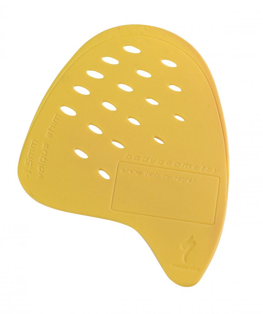 Specialized BG Internal Valgus Wedge 2PK 36-38 Yellow - Stabilität & effiziente Pedalierung - BG FITTING