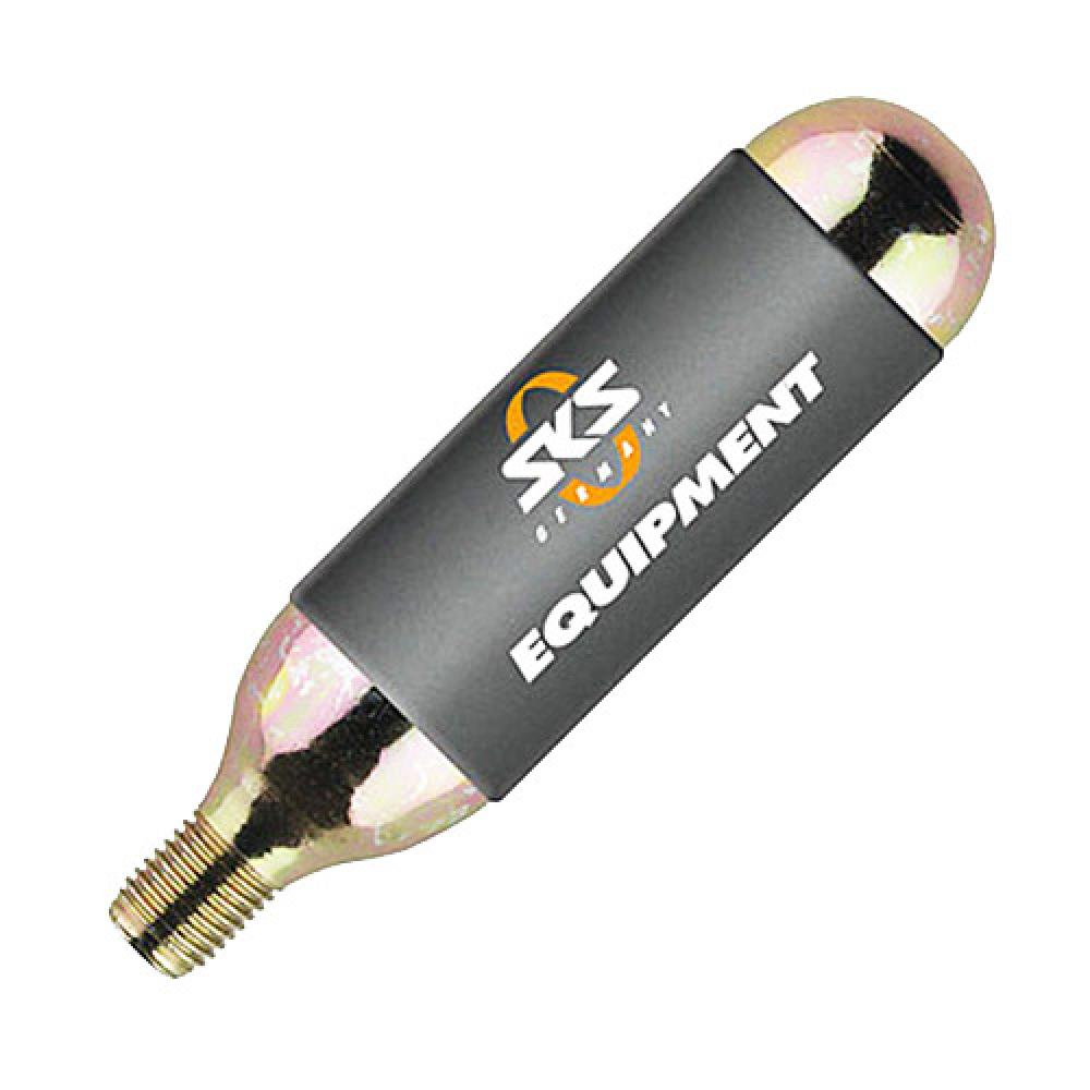 SKS Ersatzkartuschen AIRGUN 16g mit Gewinde und Kälteschutz. Ideal für AIRGUN und Airbuster CO2-Pumpen. Schnelles Aufpumpen unterwegs