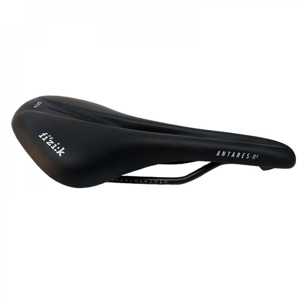 Fizik Antares R5 Open Large Fahrradsattel  Schwarz, anatomische Aussparung, Carbon-verstärkte Nylon-Schale, 275x152mm, ideal für Rennradfahrer