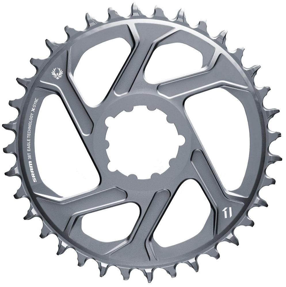 SRAM Kettenblatt X-Sync 2 Eagle 36T 3 mm grau - präziser Antrieb für 12-fach MTB