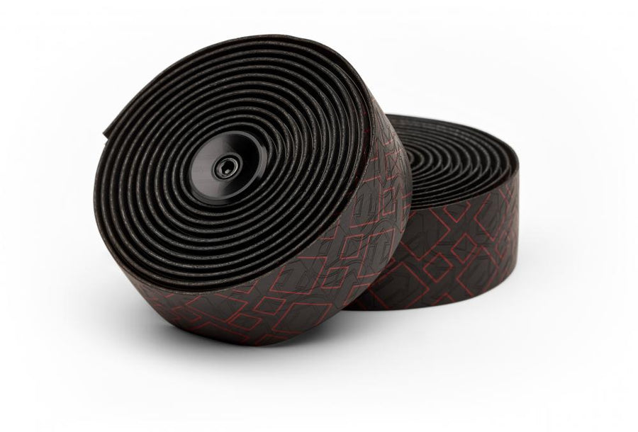 PRO Lenkerband Peaked Team, PU, 2.5mm, Einheitsgröße Schwarz-Rot - leichter Komfortgriff