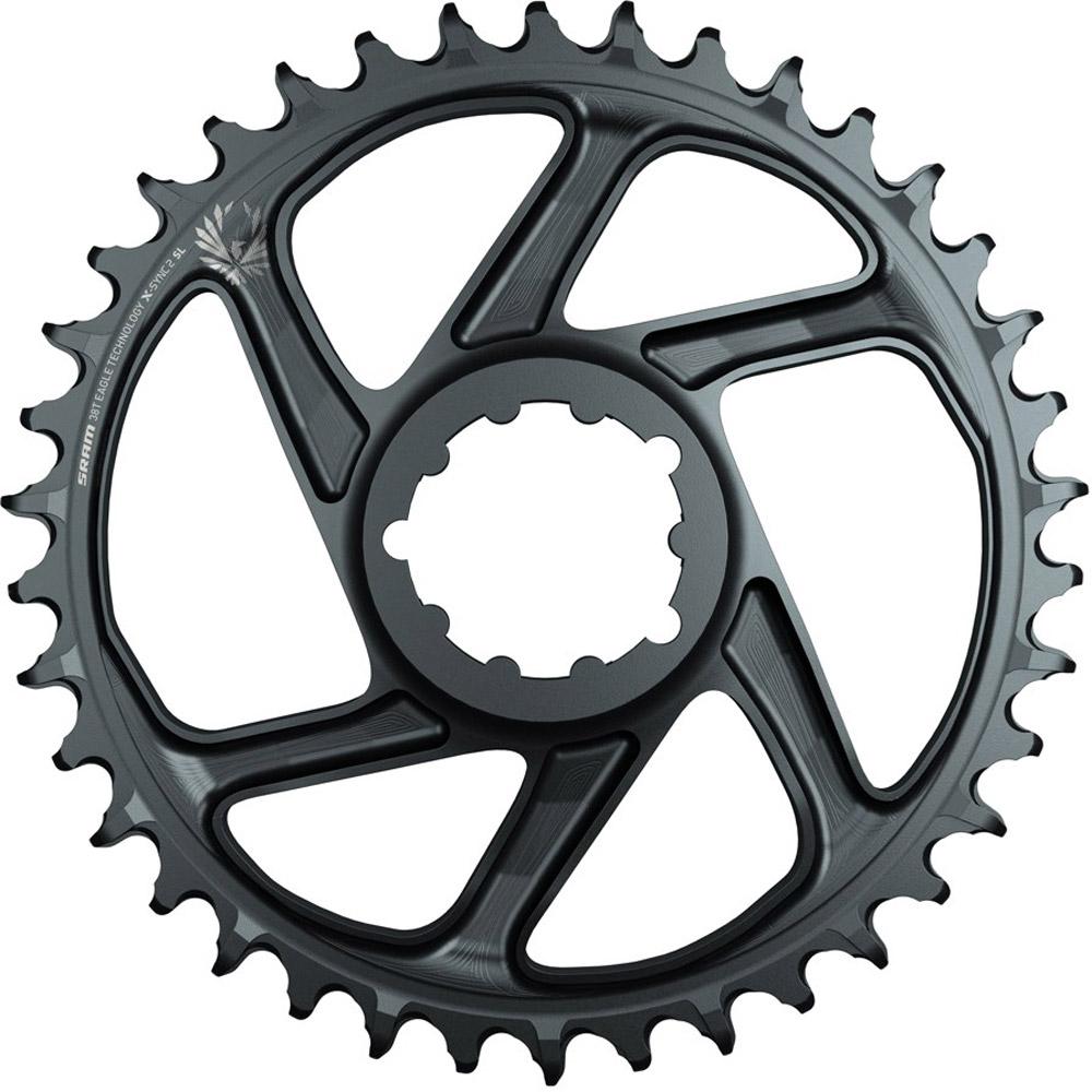 SRAM Kettenblatt X-Sync 2 SL Eagle 34T 3 mm lunargrau - leichter Boost-Antrieb mit präzisem Kettenhalt