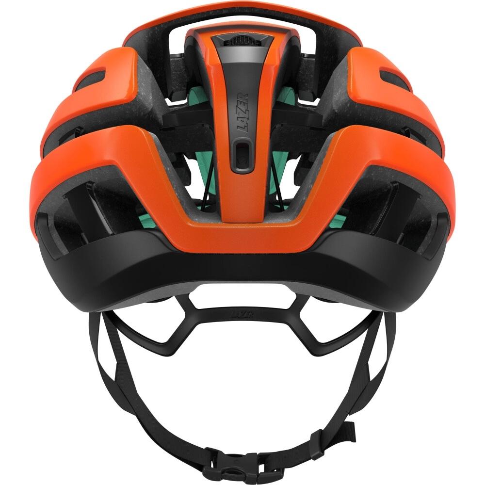 LAZER Helm Z1 KinetiCore Road Flash Orange S (52-56 cm) - leichter Aero-Rennradhelm