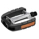 Procraft Pedale Touring II 100 x 80 mm Schwarz - griffiges Touring- und City-Pedal