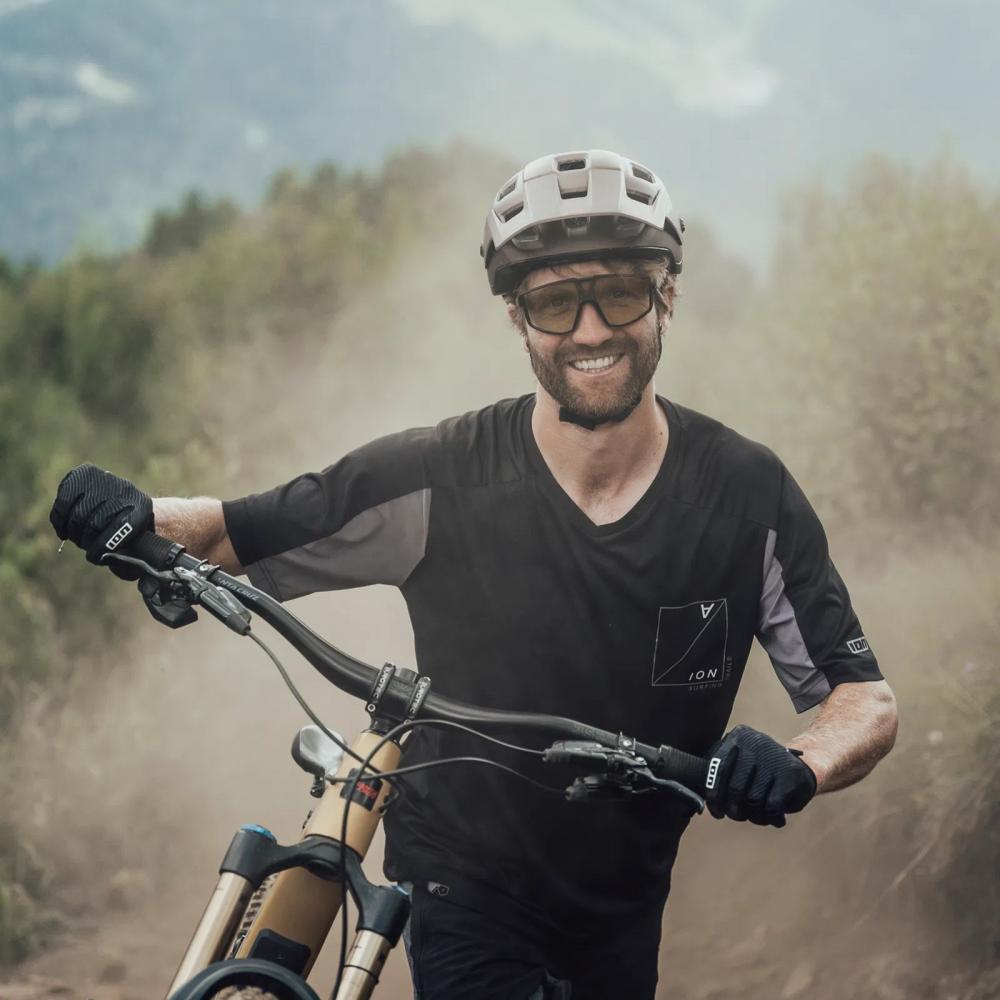 ION MTB Jersey Traze Amp AFT Short Sleeve Men 48/S - Atmungsaktives Mountainbike Trikot