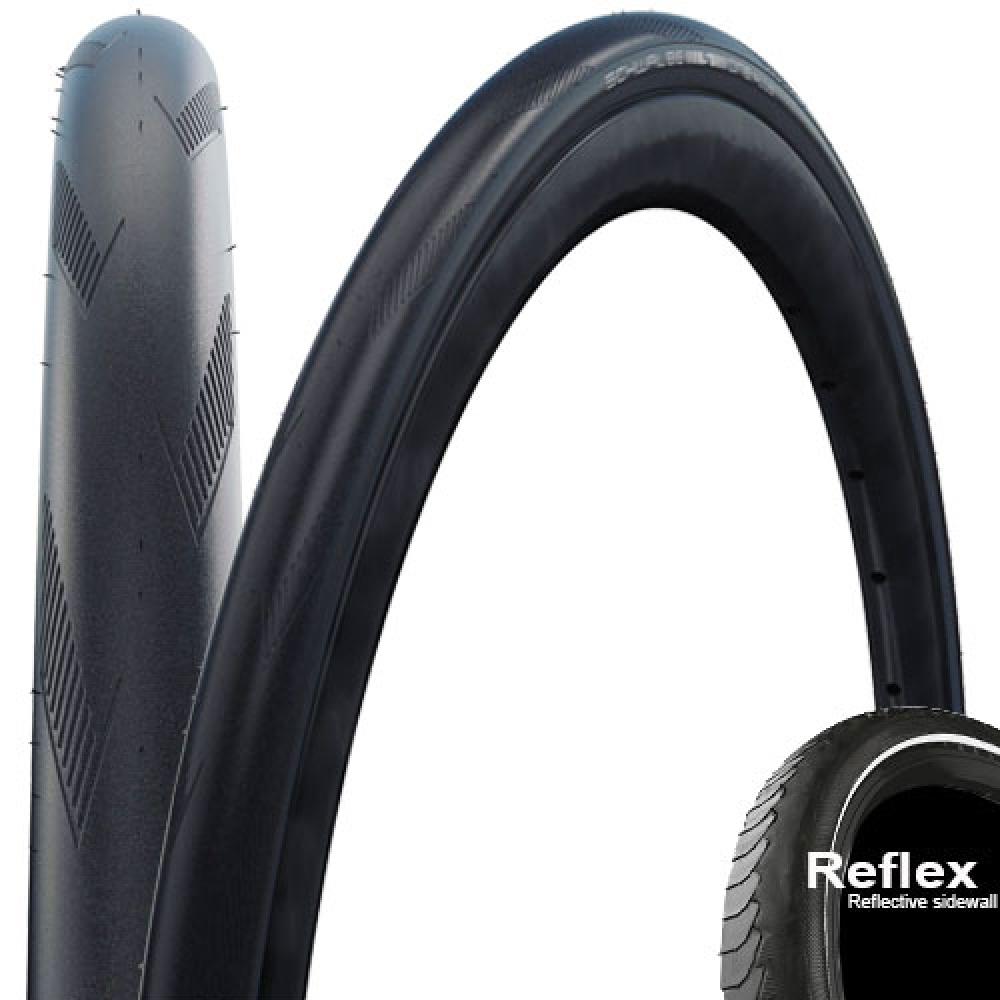 Schwalbe Drahtreifen ONE Plus Performance Line 28x1,1 Zoll (28-622) Schwarz/Reflex - maximaler Pannenschutz