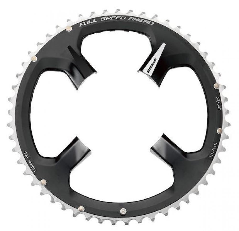 Kettenblatt Road K-force Abs 4-arm 110 Mm X 50 T Schwarz/grau - Präzises Rennrad-schalten