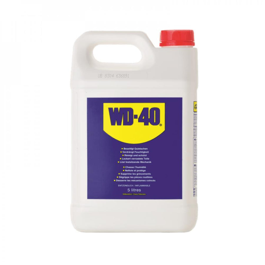 WD-40 5 Liter Kanister - Rostlöser & Multifunktionsöl für Werkstatt und Industrie