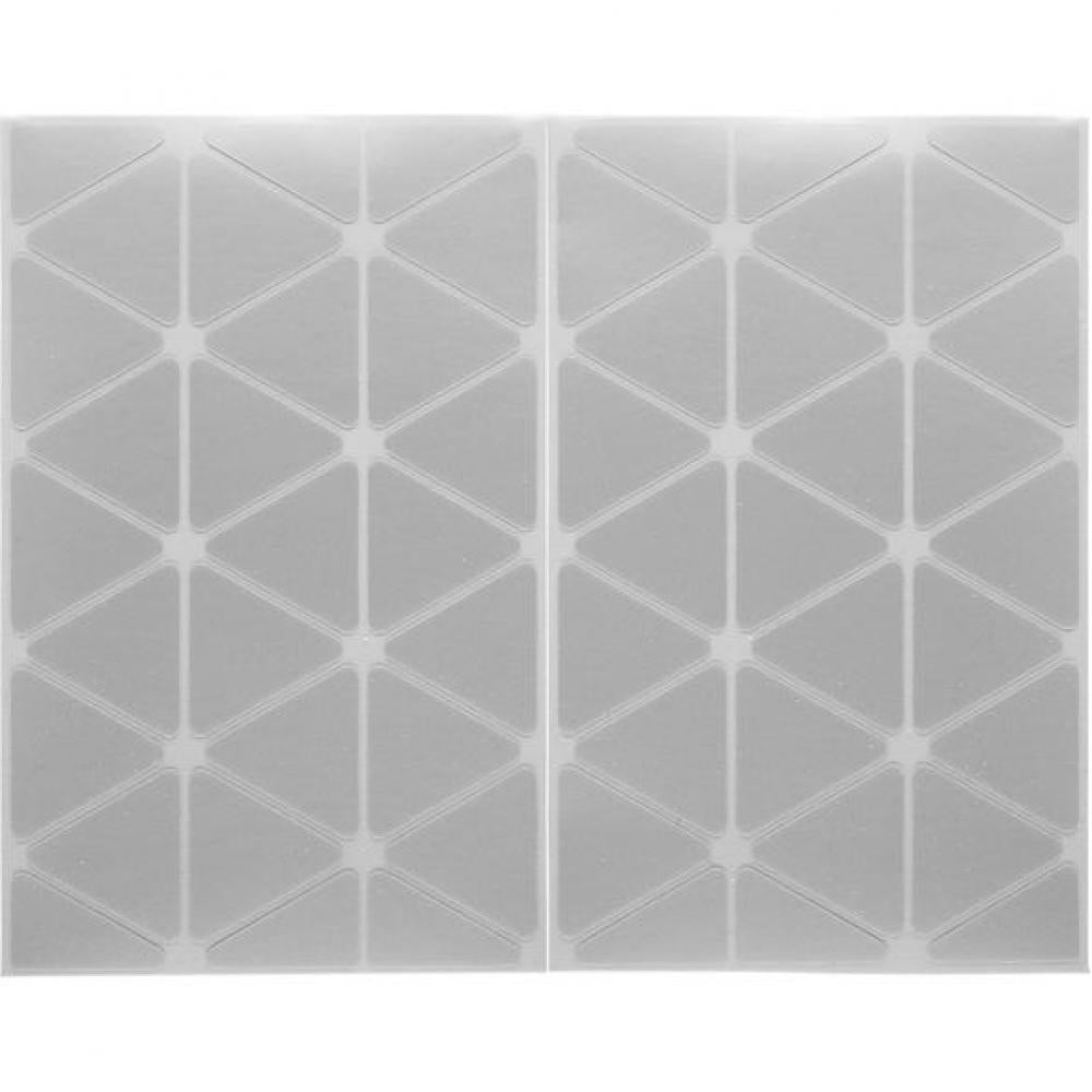 Procraft Reflektoren Sticker Set - Dreiecke Groß Silber - hohe Sichtbarkeit & stylisches Design