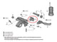 SHIMANO Abdeckung für Hebelgehäuse BL-M9220, Standardgröße - passgenender Schutz, aktuelle Generation