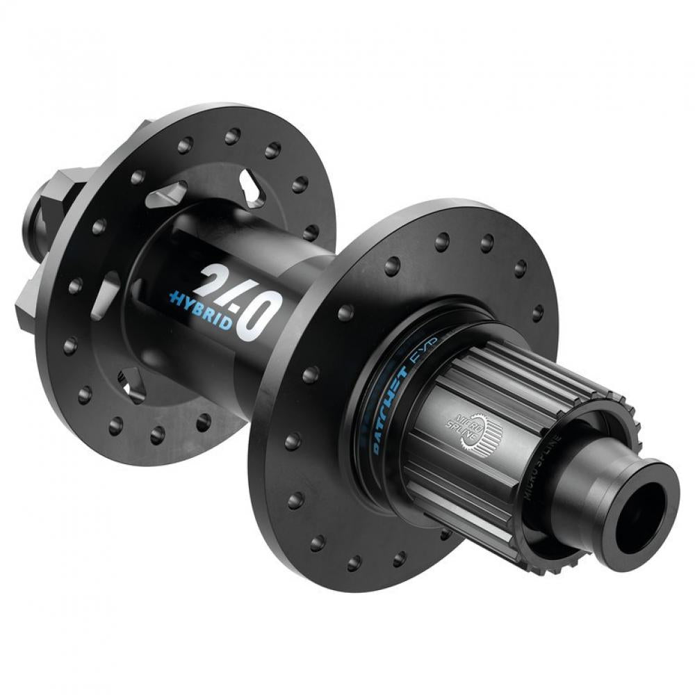 DT Swiss Nabe MTB Hybrid HR 240 EXP 6-Loch 32 Loch Schwarz - robuste eMTB-Hinterradnabe